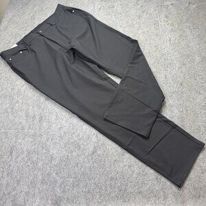 Greg Norman Golf Pants Men 38 x 30 Black Performance Straight Leg
